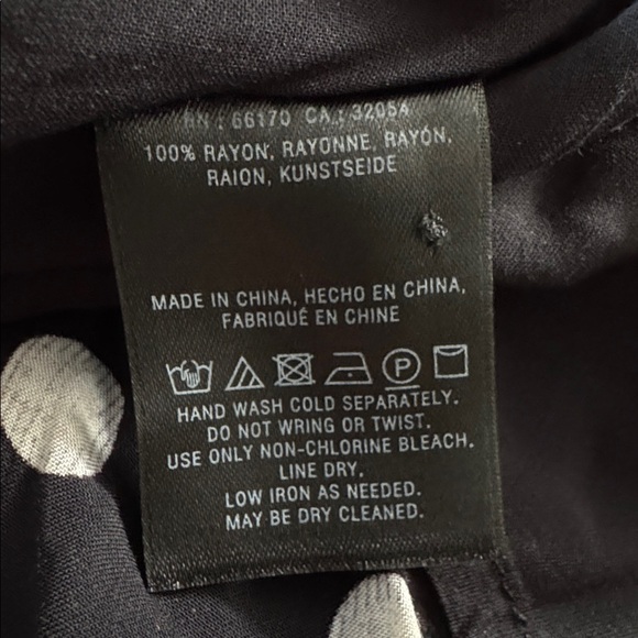 Anthropologie Maeve Black and White Dotted of the Shoulder Dress, Size 4 - Picture 14 of 14